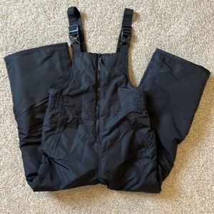 Champion black insulated snow bib pants M 8/10